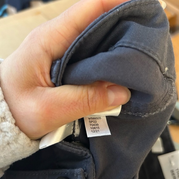 Nwt Loft Dark Gray Washed Twill Bermuda Shorts - Picture 5 of 6